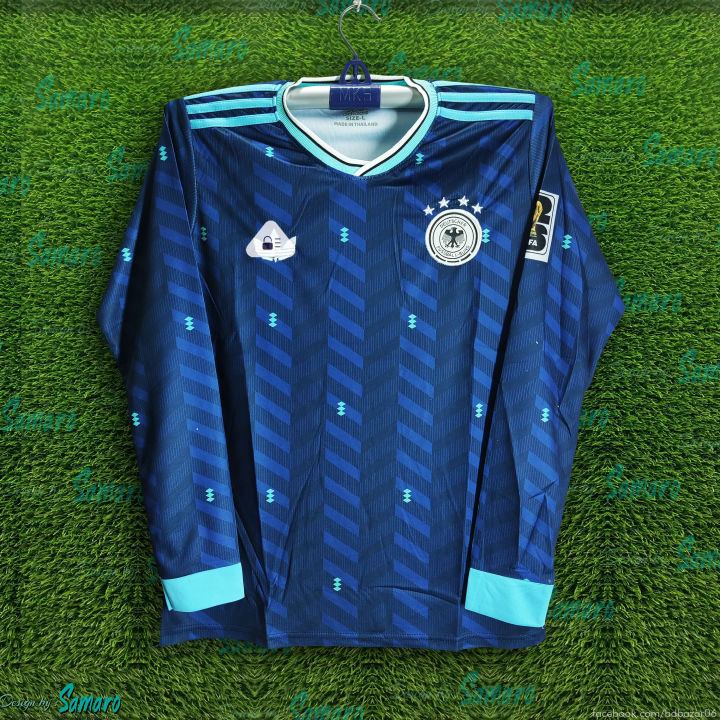 Germany World Cup Jersey 2026 Thai Premium Football Jersey For Men - Long Sleeve - Germany Away Jersey 2026/27
