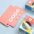 Hole Punch Protector Labels Sticker Loose Leaf Paper Hole Reinforcement Label Round Stickers Self Adhesive Binding Paper Sticker.