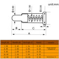 10Pcs Pogo Pin Connector Pogopin Battery Spring Loaded Contact SMD Needle PCB 1.8 6 8 10 13 MM Test Prob Conbo. 