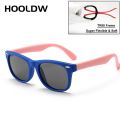 HOOLDW New Kids Sunglasses Children Silicone Flexible Polarized Sun Glasses Boy Girls Baby Shades Goggles UV400 Mirror Eyewear. 
