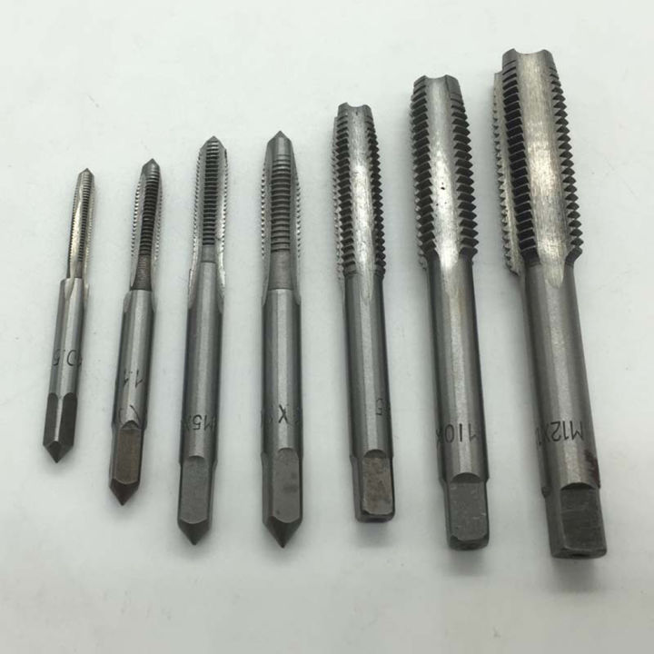 8pcs%20Thread%20Metric%20Machine%20Hand%20Screw%20Thread%20Plug%20Taps%20Set%20M10%20M12%20with%201pcs%20Adjustable%20Tap%20Wrench%201/16-1/2''%20-%20Image%204