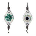 LED Fishing Bait Light Eye Shape Fishing Lure Light Waterproof Sensing Deep Drop For Seawater Freshwater Underwater High Bright.