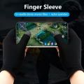 1 Pair Breathable Game Controller Sweatproof Finger Sleeve Thumb Gloves for Mobile Gaming. 