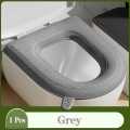 Bathroom Toilet Seat Cover Comfort Durable Thicker Washable Self Sticky with Handle for Bathroom.