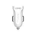 LDNIO 12W Fast Car Charger, Fast Charging Port USB-A, USB Car Charger with USB-A to Type-C Cable.