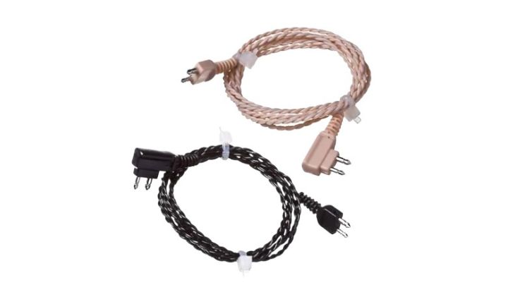 2pin%20Universal%20Black/Beige%20Adapter%20Cable%20Hearing%20Aid%20Receiver%20For%20Pocket%20Wire%20Standard%20Power%20Cord%20-%20Image%204