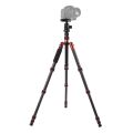 Triopo GT-2505x8.C Adjustable Portable Carbon Fiber Tripod with B-1 Aluminum Ball Head for Canon Nikon Sony DSLR Camera.