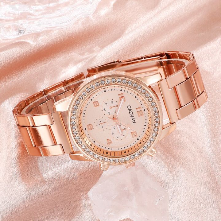6PCS%20Set%20Women%20Rose%20Gold%20Luxury%20Quartz%20Watch%20Rhinestone%20Fashion%20Wristwatch%20Casual%20Ladies%20Watches%20Bracelet%20Set%20Clock%20Montre%20Femme%20-%20Image%205