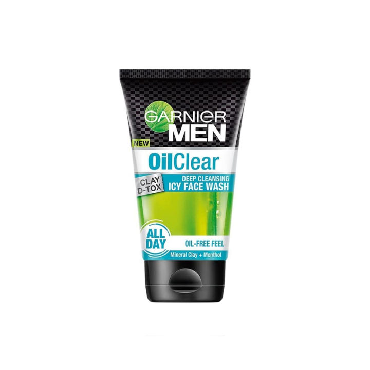 Garnier - Men Oil Clear Deep Cleansing Icy Face Wash - 100gm