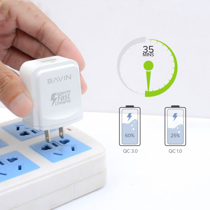 BAVIN%20TLCH-003%20Qualcomm%203.0%20Quick%20Charger%2020W%20Fast%20Charging.%20(charging%20cable%20for%20"Micro")%20-%20Image%202