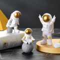 1pc Resin Astronaut Figure Statue Figurine Spaceman Sculpture Educational Toys Desktop Home Decoration Astronaut Model Kids Gift. 