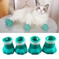 Useful Cat Shoes Anti-Shedding Open Design Pet Cat Kitten Paw Nail Boot Breathable Cat Foot For Home.