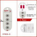 Spinfit Cp800 1 Pair2 Pcs In-Ear Earphones Eartip Patented Silicone Eartips For Dk3001 T2 Cp100 Cp145 Cp220 Cp230 Cp240. 