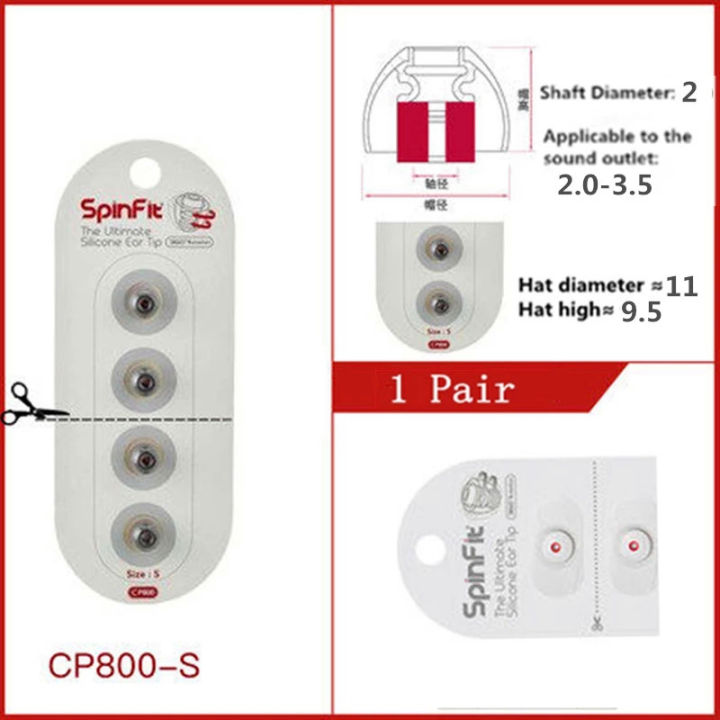 Spinfit%20Cp800%201%20Pair2%20Pcs%20In-Ear%20Earphones%20Eartip%20Patented%20Silicone%20Eartips%20For%20Dk3001%20T2%20Cp100%20Cp145%20Cp220%20Cp230%20Cp240%20-%20Image%207