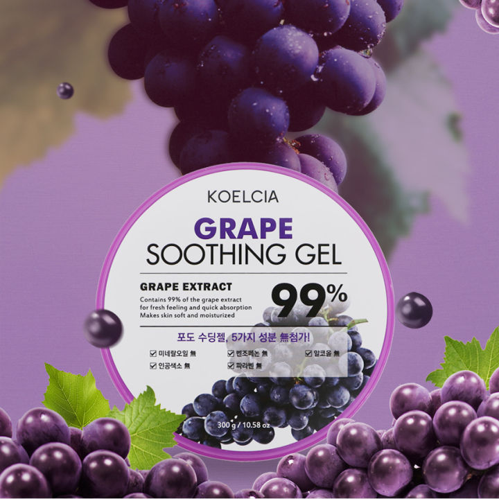 Koelcia%2099%25%20Grape%20Soothing%20Gel%20300g%20-%20Image%203