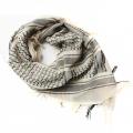 BataBata Tactical Arab Shemagh Military Scarf Outdoor Hiking Army Desert Scarves Muslim Hijab for Men Women Windproof Scarf Cotton Skull.