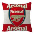 45*45cm European Football Team Logo Cushion Cover Pillowcase Cotton Pillow Cover. 