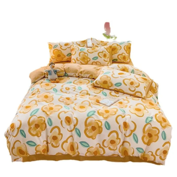 Small%20fresh%20class%20A%20cotton%20four-piece%20set,%20cotton%20sheets,%20quilt%20cover,%20cotton%20quilt%20cover,%20student%20dormitory%20bed%20sheet%20three-piece%20set%20-%20Image%205