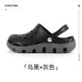 Dongdong Male Dieter Wears Beach Shoes Externally, Feeling Slippery, Anti slip, Soft Sole, Baotou Slippers Couple Summer Sandals Female. 