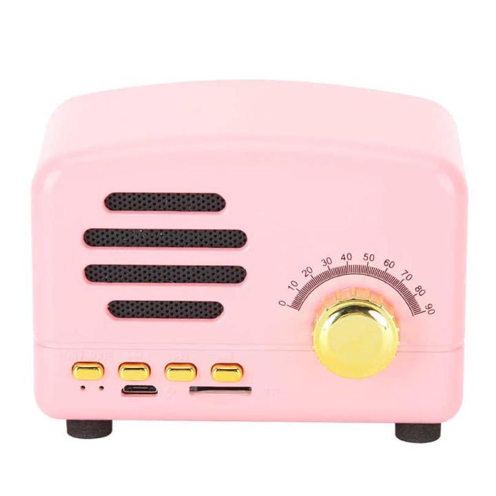 Wireless Bluetooth Speaker Mini Bluetooth Speaker Small USB Charging Pink Portable Outdoor Handsfree