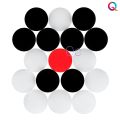 Carrom board - Playing Guti Coin ( ক্যারাম বোর্ডের গুটি ) - 1set.