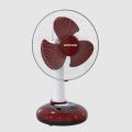 Super Star Rechargeable Table Fan Red- 12 inch. 