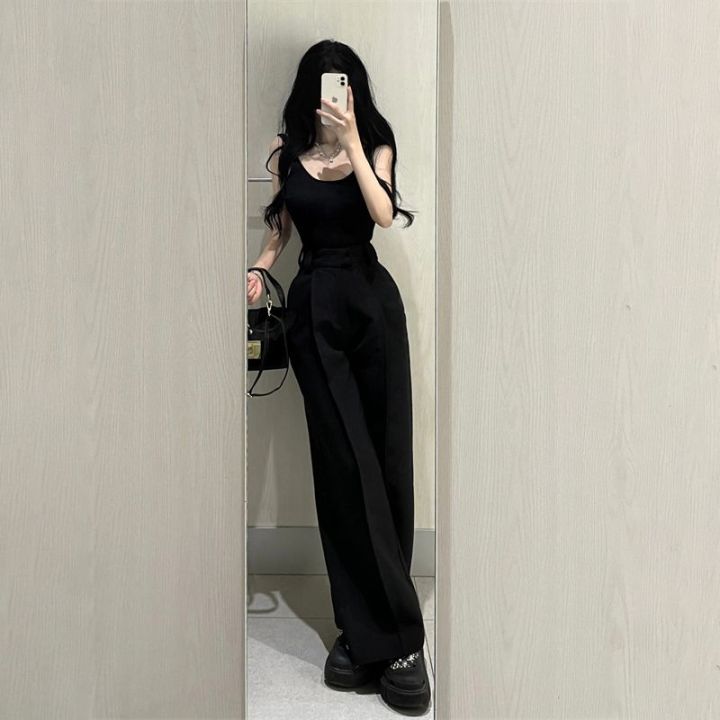 Sweet%20Cool%20Style%20Backless%20Slim%20Fit%20One-Piece%20Vest%20Top%20Korean%20Style%20High%20Waist%20Wide%20Leg%20Straight%20Suit%20Pants%20Hot%20Girl%20Summer%20Suit%20for%20Women%20-%20Image%206