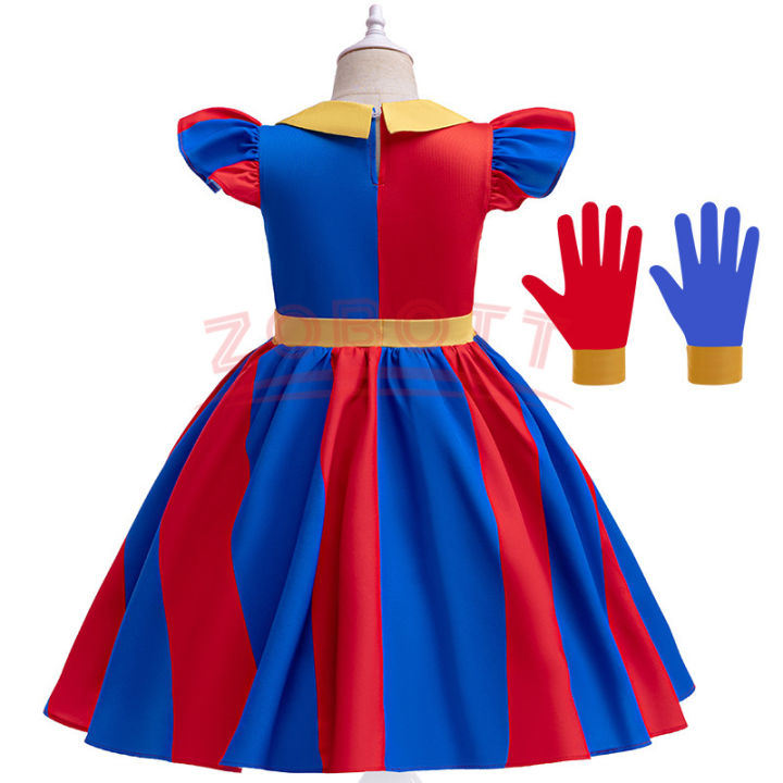 Pomni%20Costumes%20Kids%20Dress%20Costume%20Cartoon%20TV%20Amazing%20Cosplay%20Digital%20Circus%20Disguise%20Glove%20Hat%20Child%20Girls%20Halloween%20Party%20Suit%20-%20Image%204