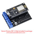 L293D NodeMCU ESP-12E Motor Shield For DIY Smart Car, Boat, RC Toy WiFi Remote Control.