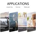 Cloudsale 2PCS Car Rearview Mirror Film, Anti Fog Film Car Rear View Mirror Waterproof Film Protective Film Anti Glare Rain-Proof Anti Water Protector for Car Mirrors in Oval Shape.