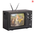 DollHouse Miniature ornaments Mini retro TV toy ornaments. 