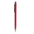 2 in 1 Capacitive Mobile Phone Touch Screen Stylus Pen with Cloth Head for Android Phone Tablet (Red).