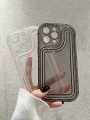 Iphone X XR XS XSMax 11 12 13 14 15 16 17 Series Luxury Shockproof Transparent Phone Case Thick Soft Silicone Bumper Clear Cover.