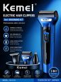 Kemei KM-6330 Professional 3-in-1 Electric Hair Clipper & Grooming Kit. 