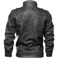 DIMUSI Men Autumn Winter PU Leather Jacket Motorcycle Leather Jackets Male Business casual Coats Brand clothing 5XL,TA132. 