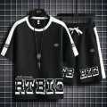 Summer Combo Half/Short Sleeve T-Shirt & 3 Quarter Pant for Men Combo Set.