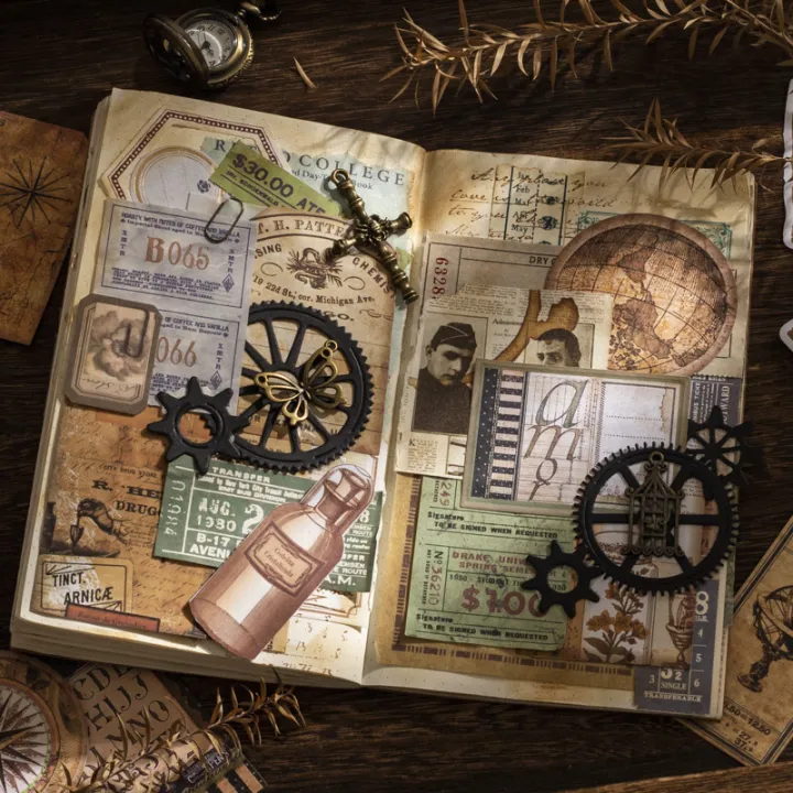 30pcs/pack%20Vintage%20items%20Stickers%20Kit%20for%20DIY%20Scrapbooking%20Art%20Collage%20Hand%20Made%20Planner%20Collage%20Material%20Craft%20Supplies%20Amour%20zii%20-%20Image%205