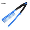 EYES Multifunction V Shape Flat Hair Styling Straightening Comb Salon DIY Style Tool. 