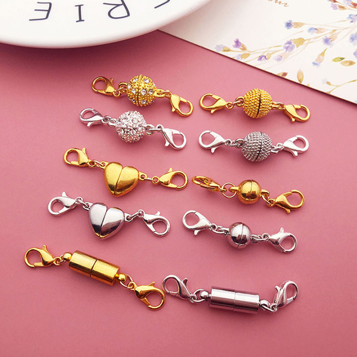 10pcs%20Magnetic%20Jewelry%20Clasps%20Accessories%20DIY%20Necklace%20Bracelet%20Jewelry%20Making%20-%20Image%203