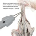 Electric Poultry Pulling Machine | Portable Feather Plucker for Chicken, Duck & Quail | Dual Motor Hair Removal Tool with Waterproof Design Feather Remover Poultry Plucker.