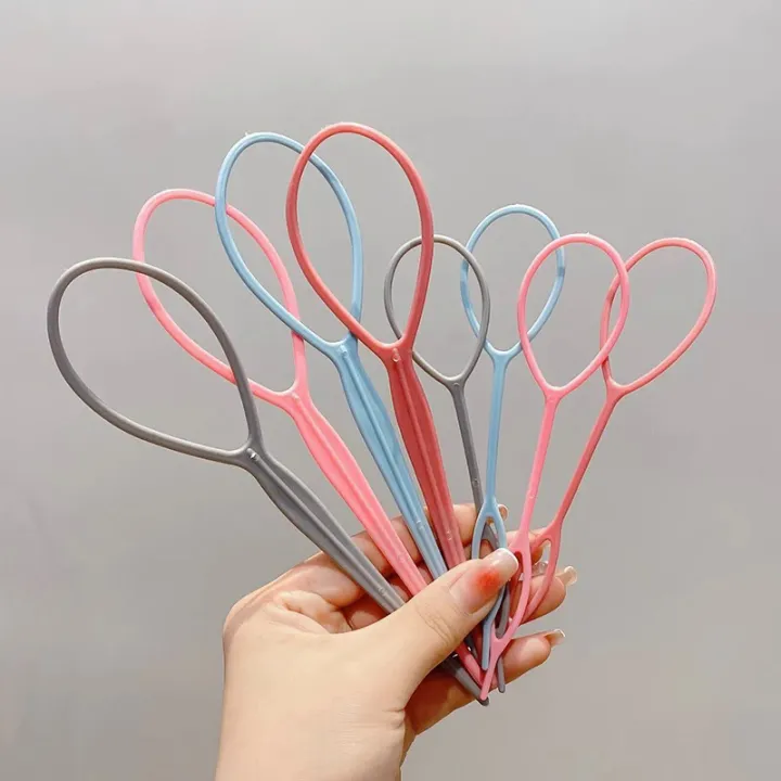 Black%20Pink%20Gray%204Pcs%20Magic%20Hair%20Styling%20Tools%20Set%20DIY%20Hair%20Braiding%20Braids%20For%20Women%20Girls%20Twist%20Bun%20Hairpin%20Hair%20Accessories%20-%20Image%204