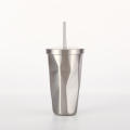 Coffee Bottle With Straw To Go Cold  Cup Insulated Water Tumbler Mug Travel 500ml/17oz Double Wall 304 Stainless Steel. 