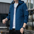 New Men's Trendy Youth Hooded Jacket Korean Style Leisure Windproof Spring and Autumn Tops Men's Casual Jacket.