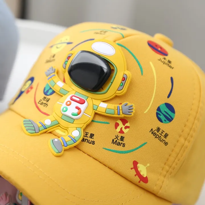 Baby%20Boy%20Girl%20Baseball%20Cap%20Astronaut%20Sports%20Hat%20for%20Toddler%20Kids%20Novel%20Fancy%20Space%20Headwear%20Adjustable%201-5%20Years%20-%20Image%207