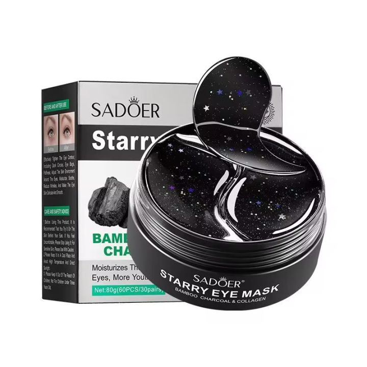 SADOER Starry bamboo Charcoal Eye Mask- 60 pcs