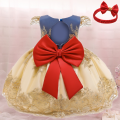 Baby Girls Christmas Dress 3 6 9 12 18 24 Months Toddler Newborn Lace Princess Dress 1 Year Old Birthday Party New Year Costume.