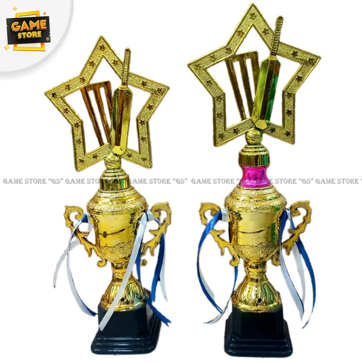 Cricker%20Tournament%20Gold%20Trophy%20Recognize%20Excellence%20on%20the%20Court%20with%20This%20Gold%20Trophy%20Standing%2012%20&%2014%20Inches%20approx%20Tall%20-%20Image%204