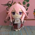 Game Anime Genshin Impact Plush Doll Toy 20cm Yae Miko Raiden Shogun Beelzebul Cute Soft Stuffed Pillow Kids Gift Cosplay. 