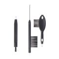 3Pcs/Set Hearing Aid Cleaning Kit Ventilation Rods Screwdrivers Brush Vent Cleaner Wire Magne Wax Loop Tools Set. 