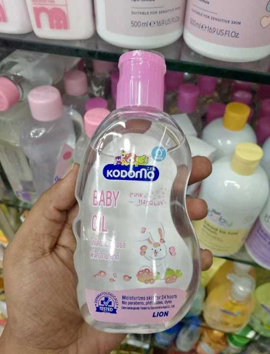 Kodomo%20Baby%20Oil%20200ml%20Pink%20Hanabaki%20-%20Image%203